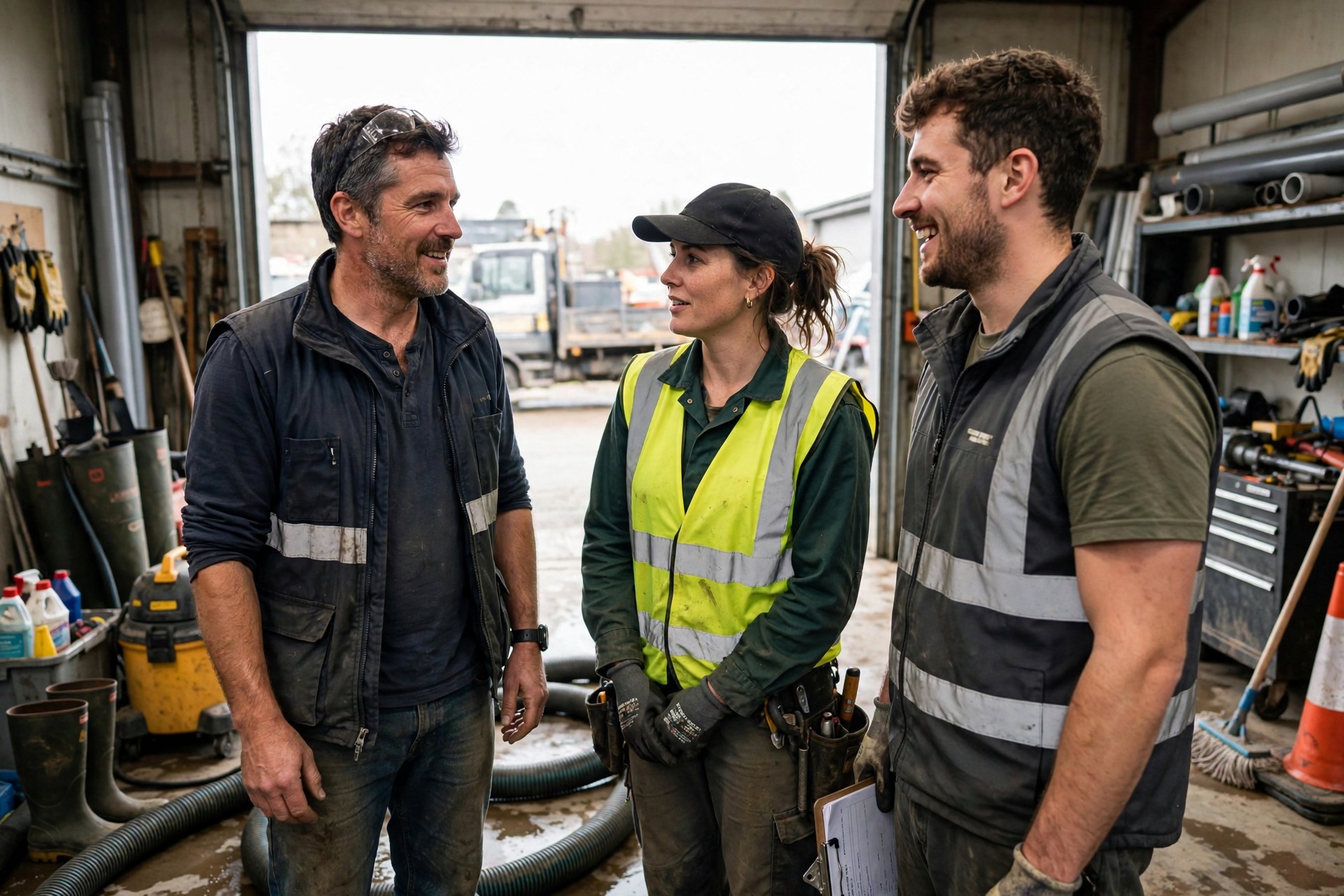Severn Sewage Cleanup Co team