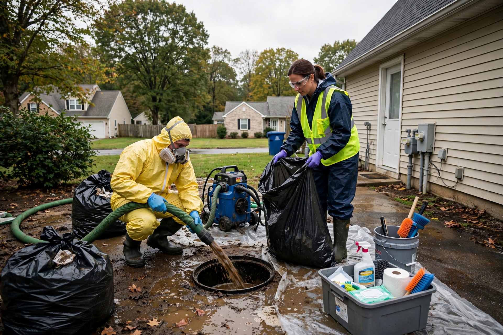sewage cleanup in Stillmeadows