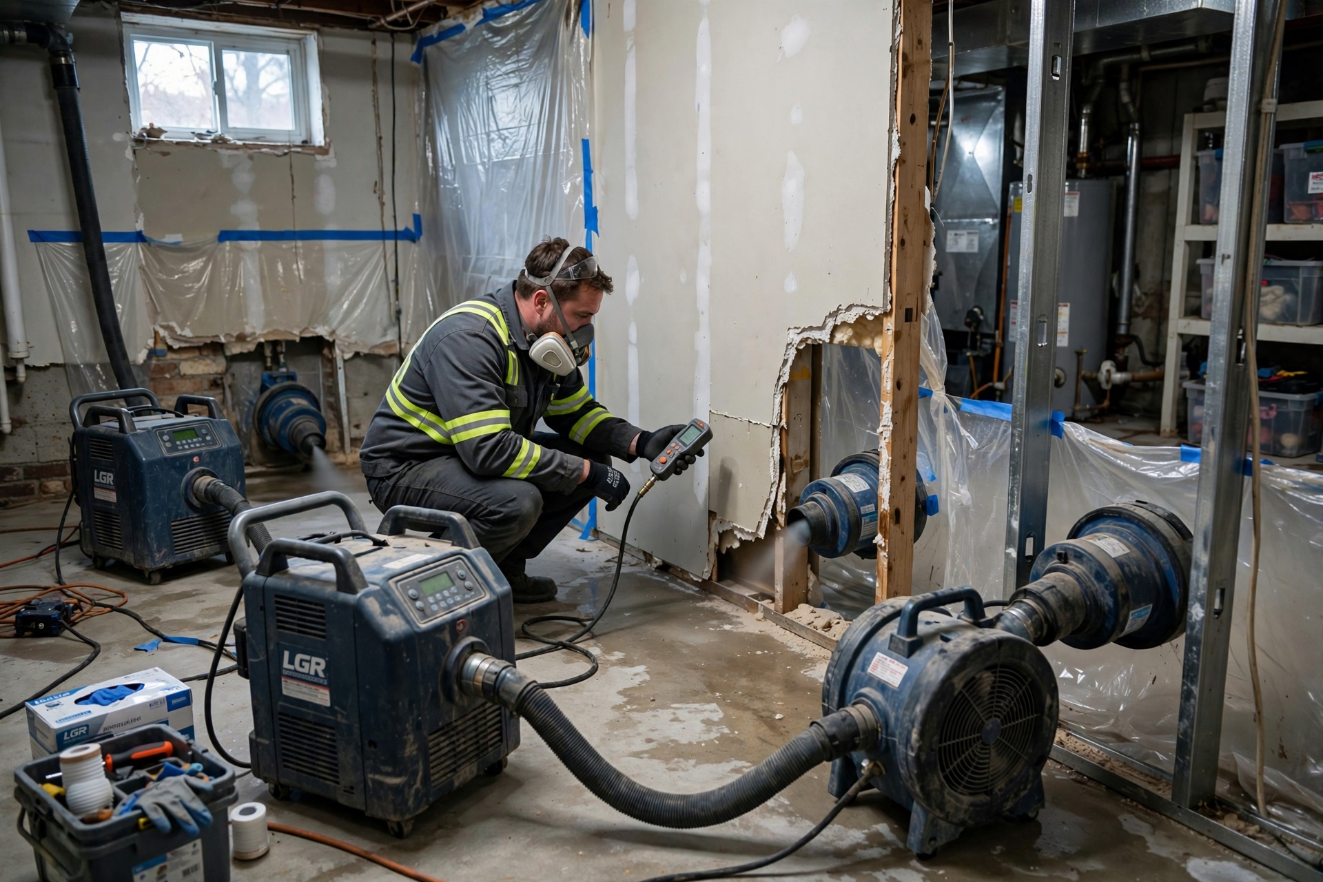 sewage cleanup in Quail Run