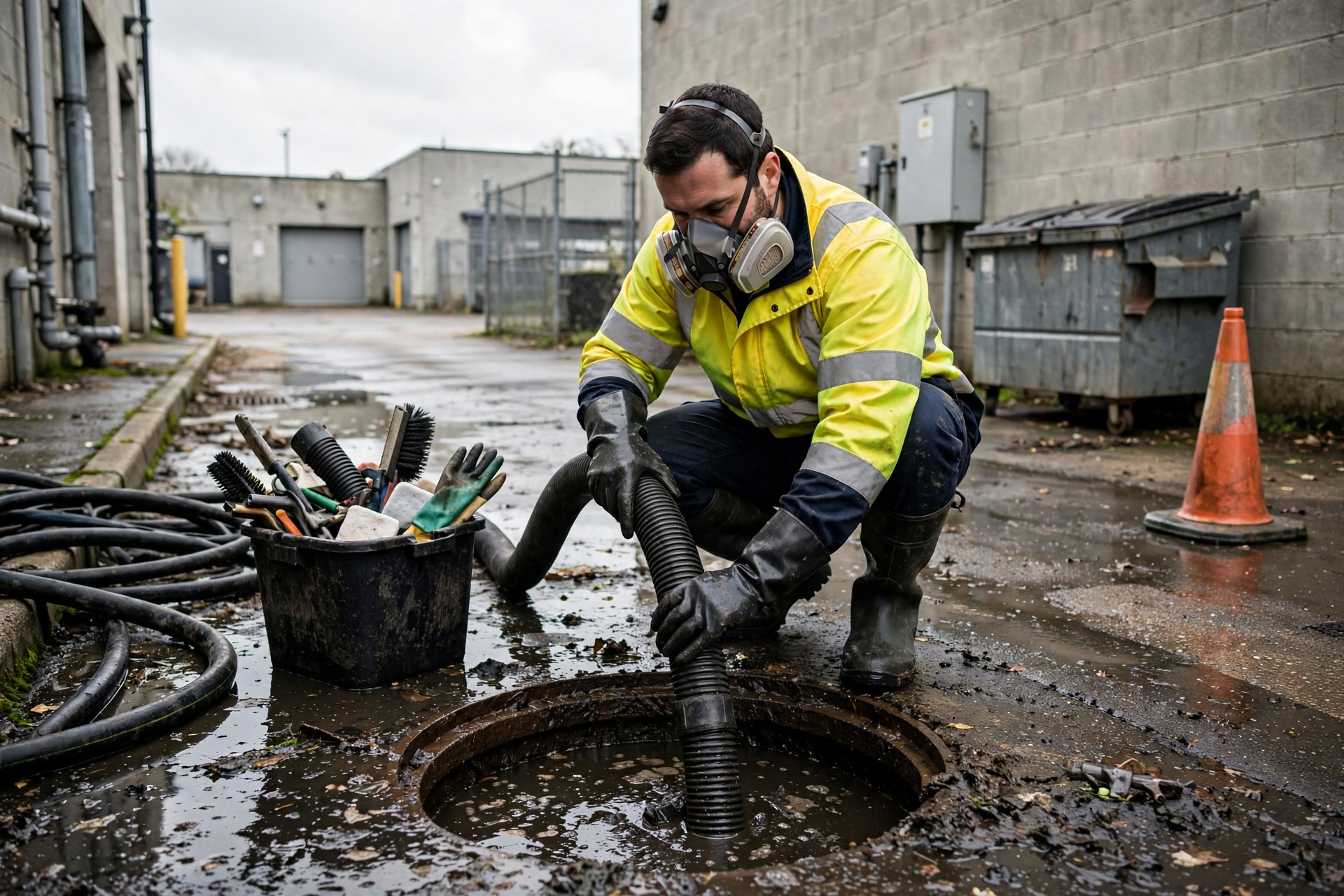 sewage cleanup in Harmans